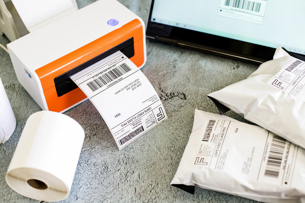 20 Rolls 4x6 Direct Thermal Shipping Labels - 250 per roll - 5000 labels