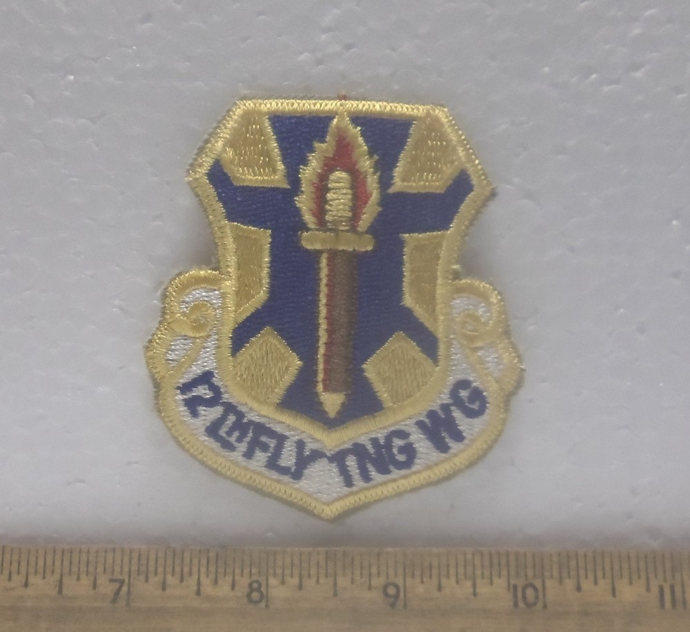 US Air Force - 12th Flying Training Wing Embroidered Patch