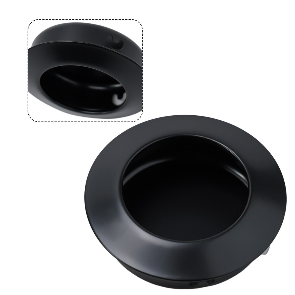 Round Pull Handles 6Pcs Flush Mount Bathroom Kitchen Cabinet Cupboard Set