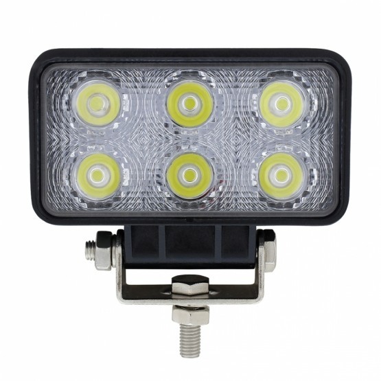 United Pacific 36510 Driving/Work Light Vehicle Mounted, Led, Rectangular, 6