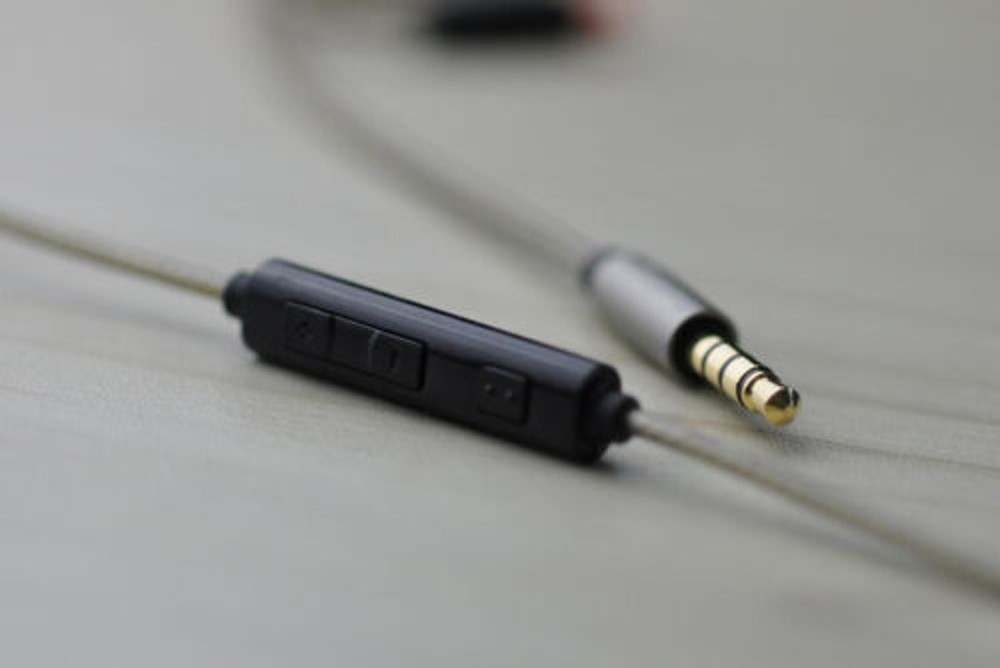 ATH-IM50 IM70 Remote Mic For Audio Technica Replacement Audio Silver Cable G