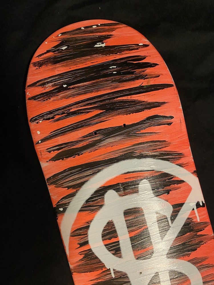 RARE Zero Hard Luck Skateboard Deck Jamie Thomas Hand Sprayed and Painted