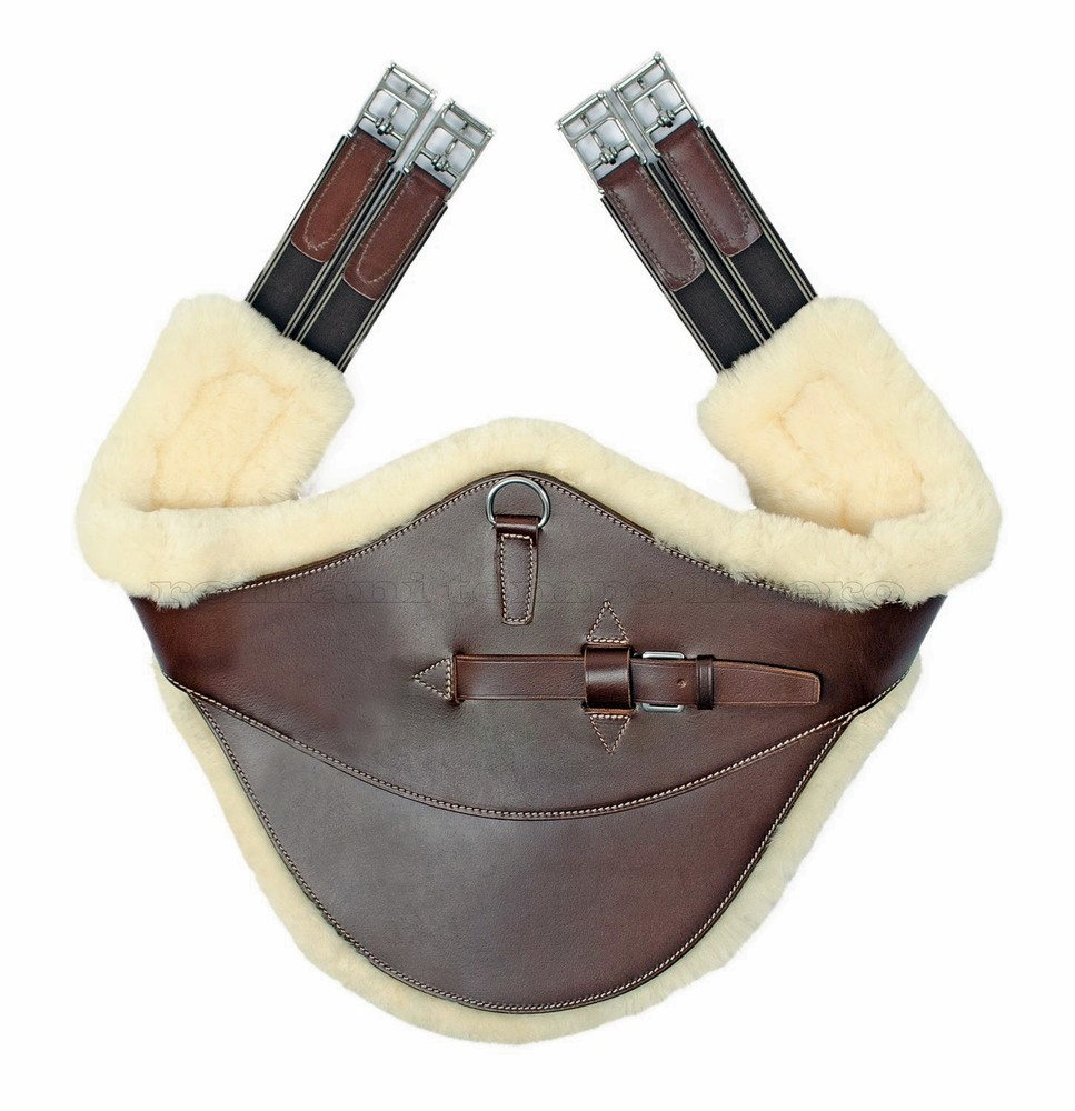 Belly Protector Girth With Removable Sheepskin