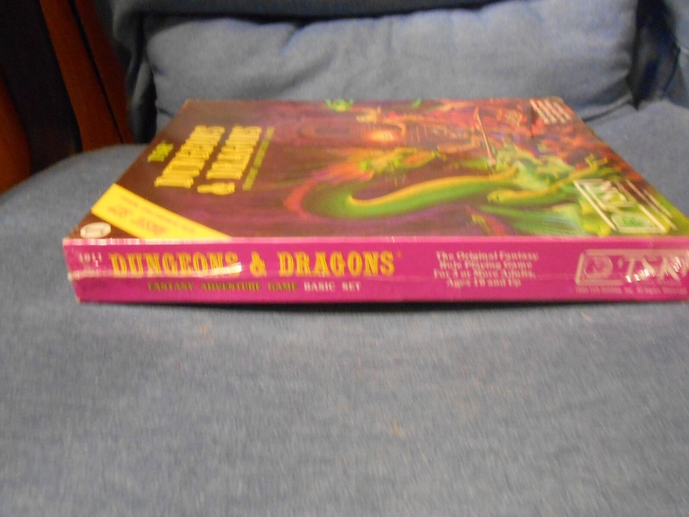 TSR Dungeons & Dragons Basic Boxed Set 8th Print 1981 w/Dice Sealed SW!