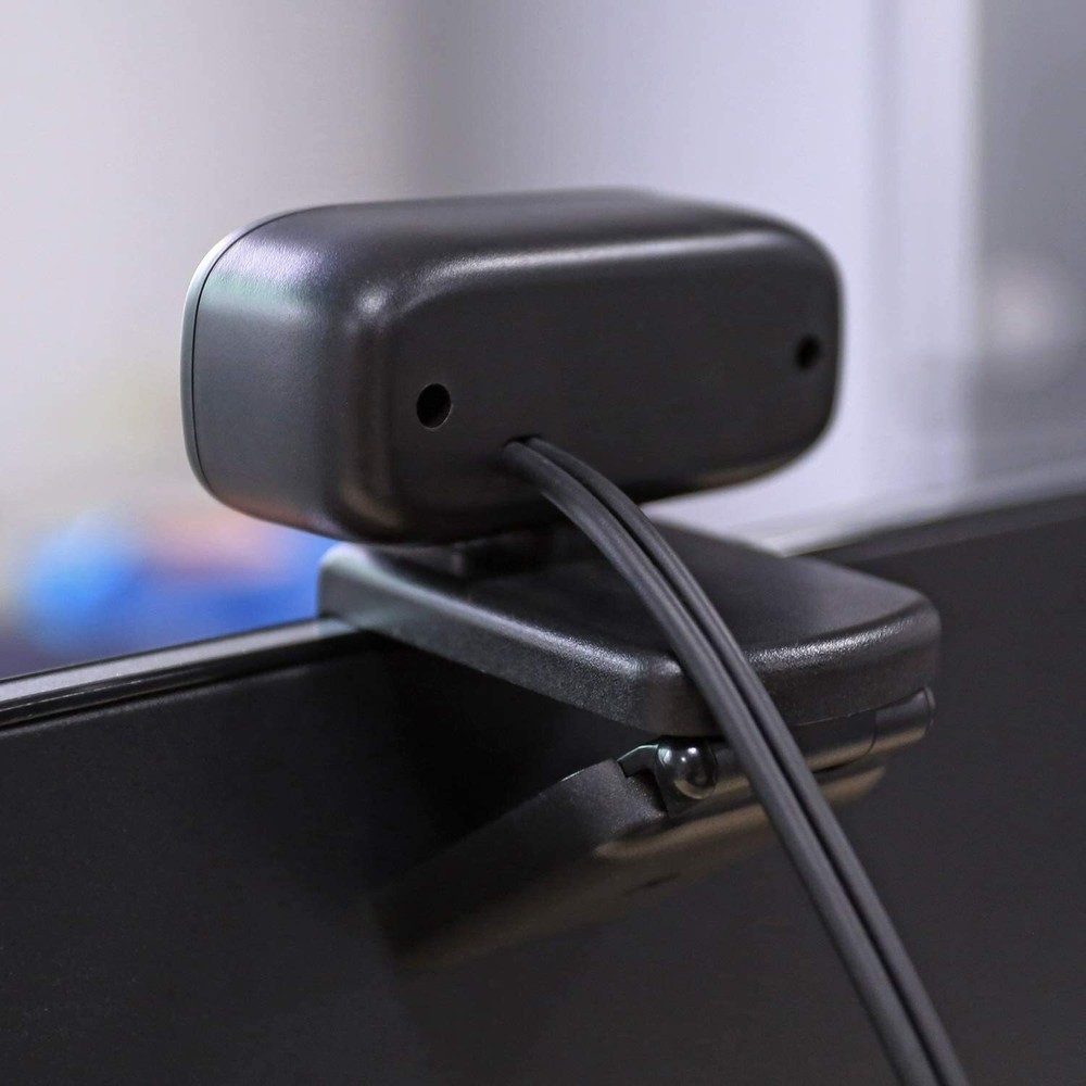 Webcam with Microphone, 5 Megapixel Autofocus HD 720P Streaming Web Camera [Plug