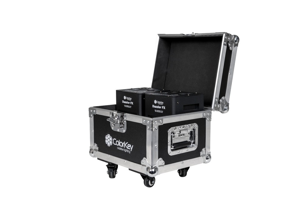 COLORKEY DAZZLER FX 2-PACK WITH ROAD CASE (BLACK)