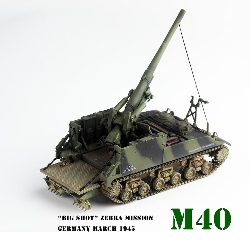 1/72 US M40 self-propelled artillery model 1945 Germany