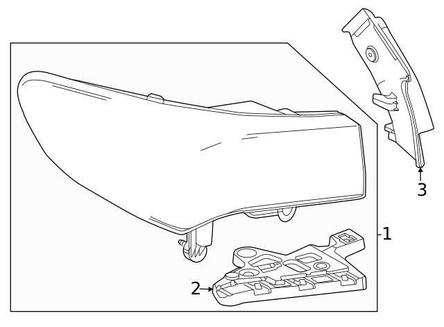 Genuine GM Lower Bracket 26451403