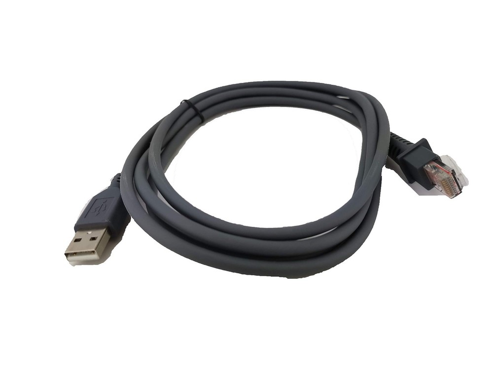 Datalogic QuickScan QD2430 2D Barcode Scanner USB w/ Stand & Cable