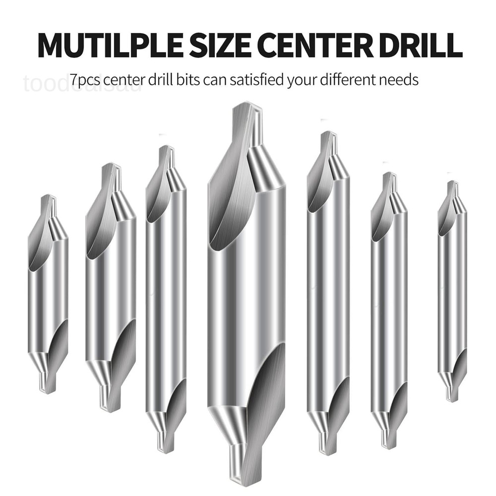 Center Drill Bits Set - High Speed Steel Center Drill Bit Countersink Tools for.