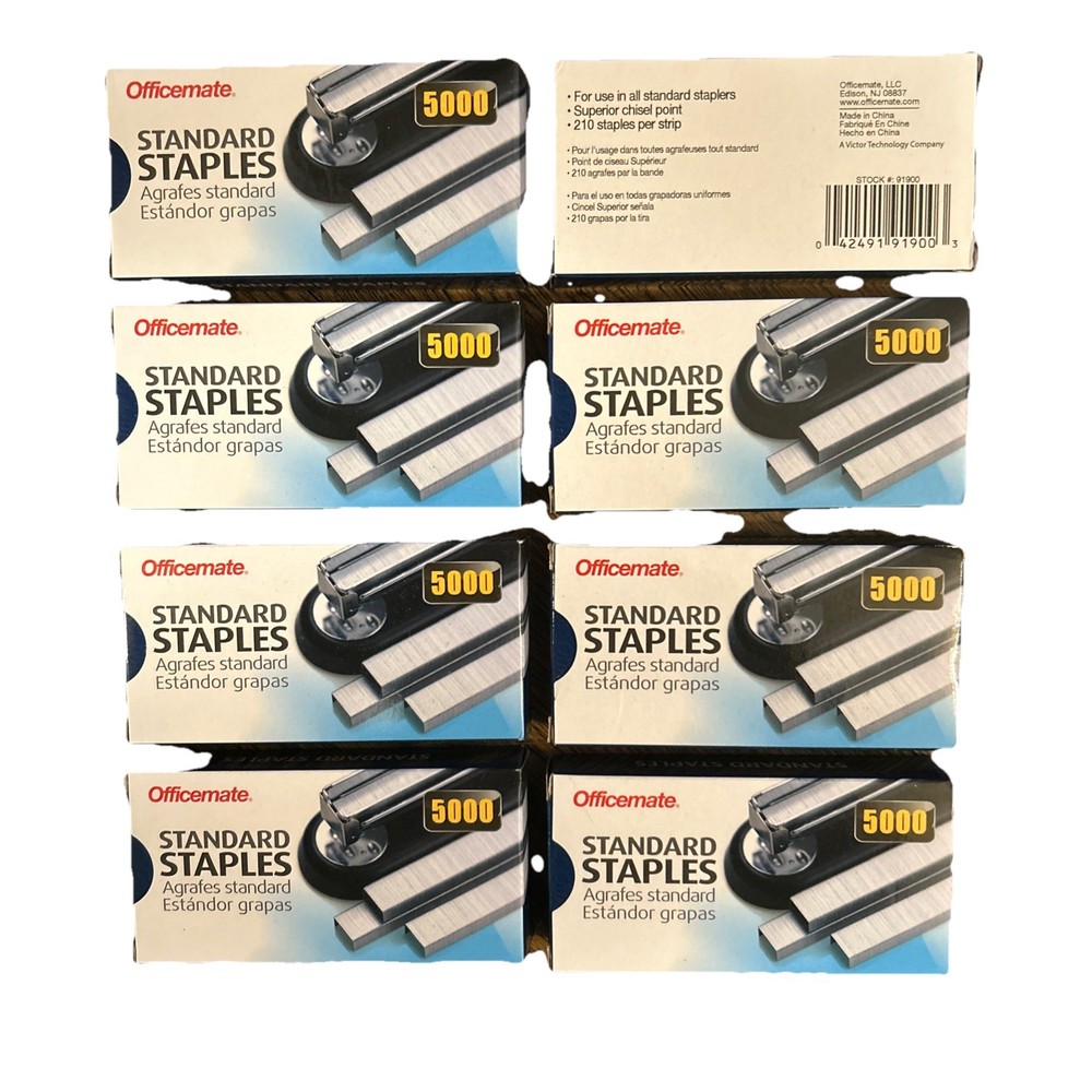 Officemate Standard Staples 1 Pack