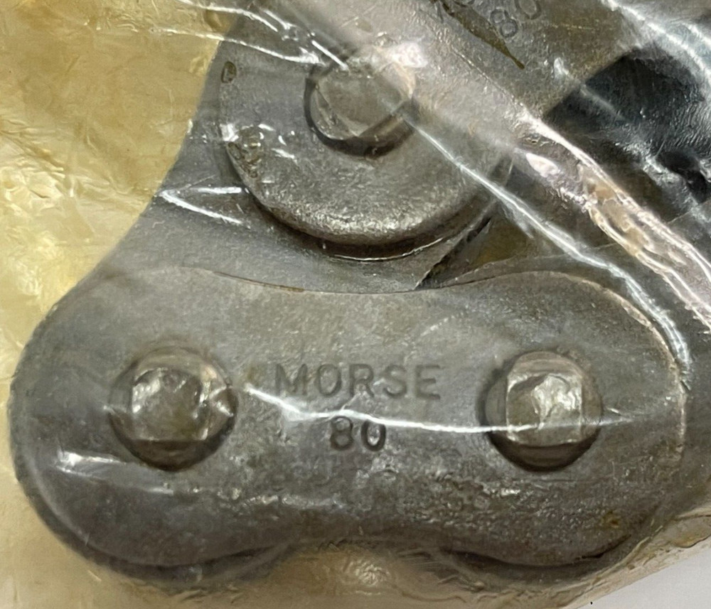 EMERSON MORSE STANDARD RIVETED ROLLER CHAIN 80R 10FT 127732