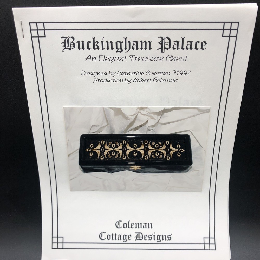 Catherine Coleman Cottage Designs Buckingham Palace Needlepoint Pattern 1997
