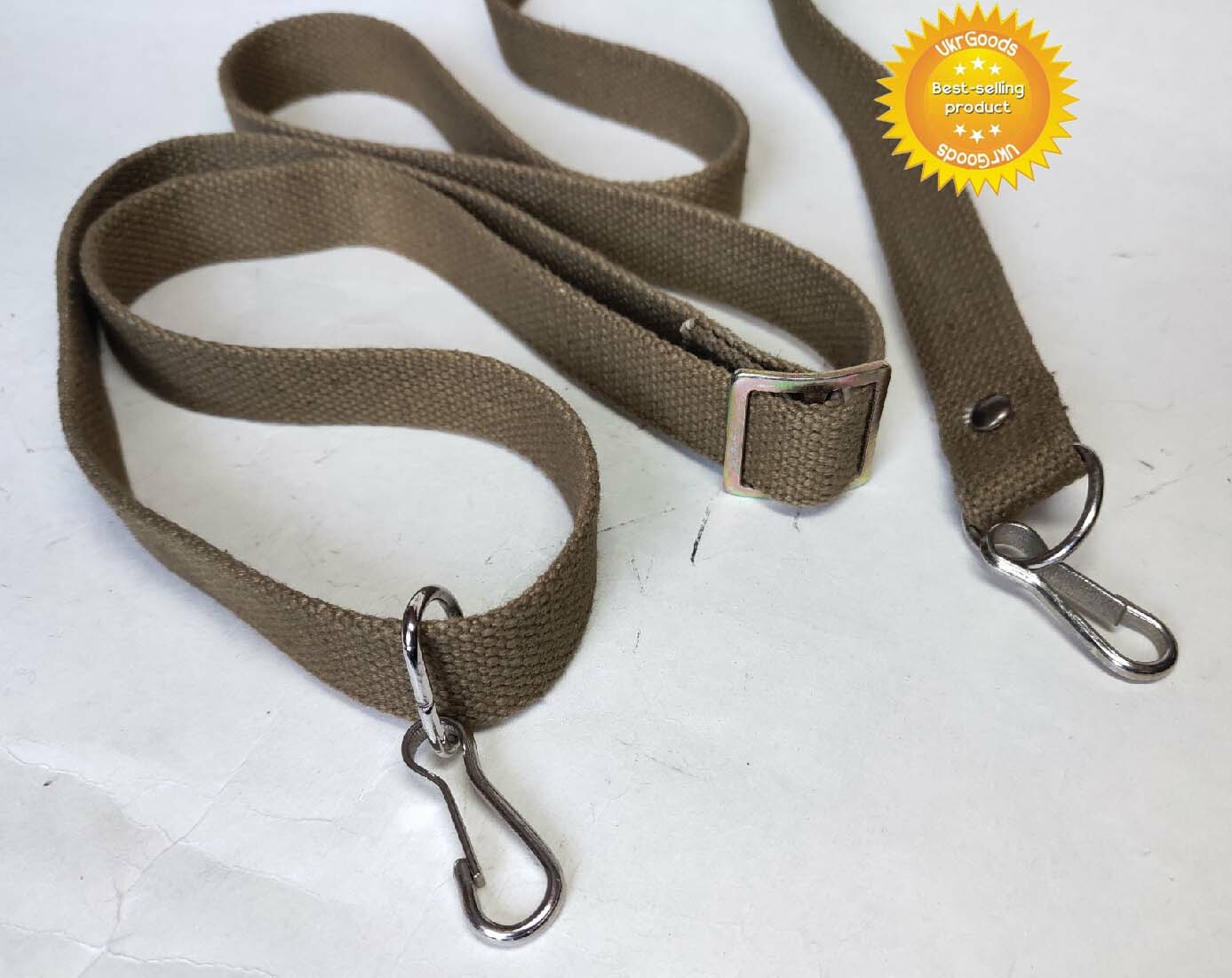 2 pcs Carrying Sling Belt Two Point Soviet USSR Army Military Strap Canvas New