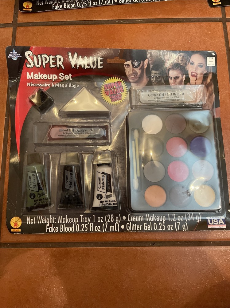 Halloween Makeup Set Super Value Washable