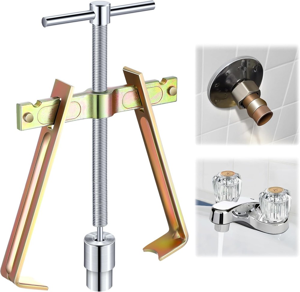 Enhon Faucet Handle Puller, Compression Sleeve Puller Tool with 1/2 Inch Compres