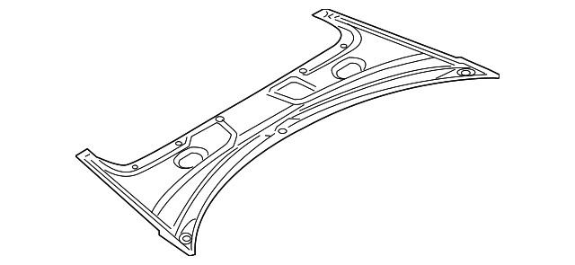Genuine Audi Cowl Top Panel 423-819-401-B-01C