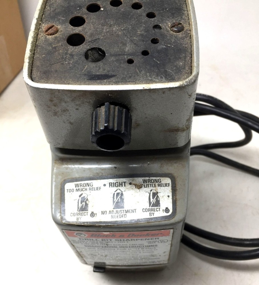 Black & Decker No. 7980 Electric Drill Bit Sharpener