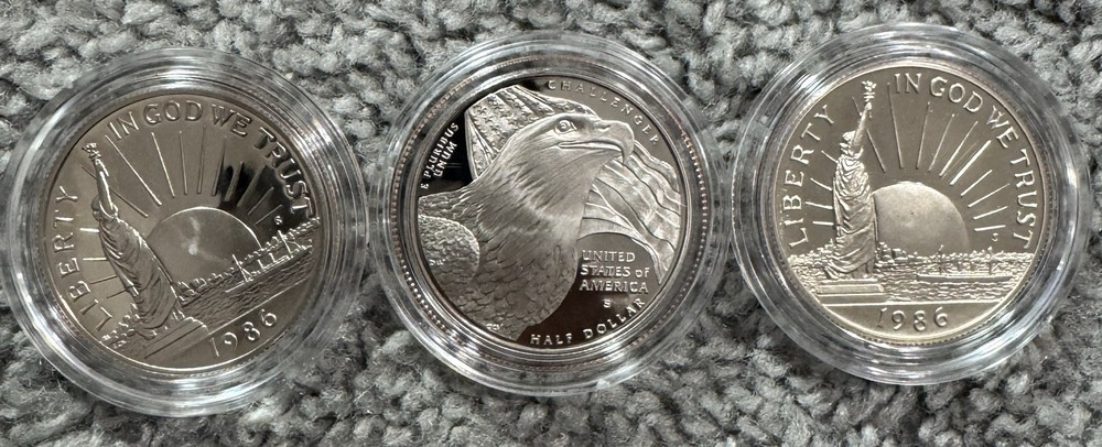 Lot Of Three USA half Dollar Proof