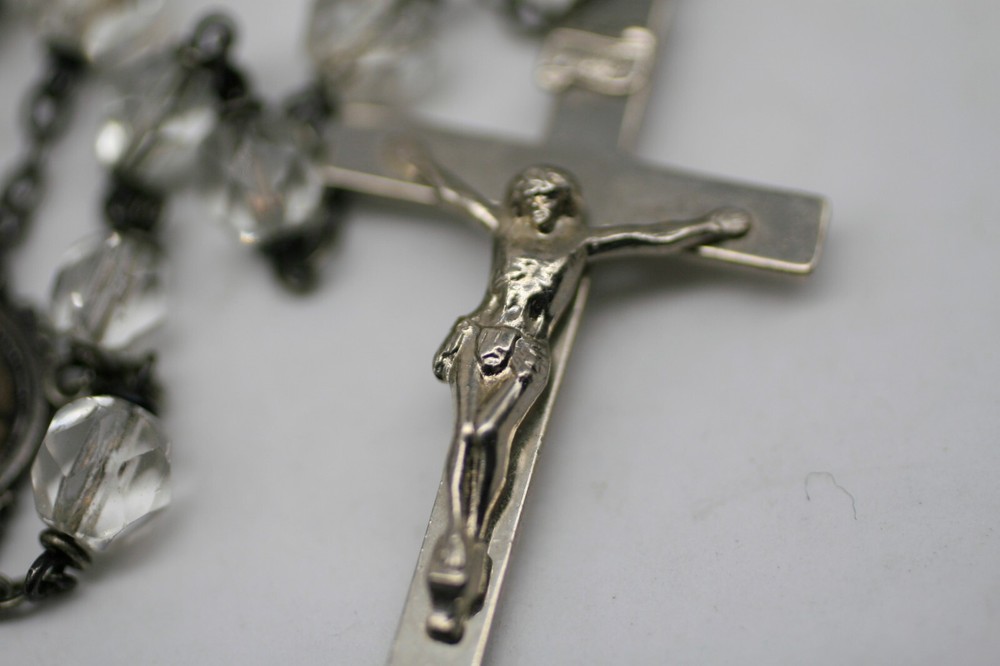 Rock Crysta Antique Rosary E1