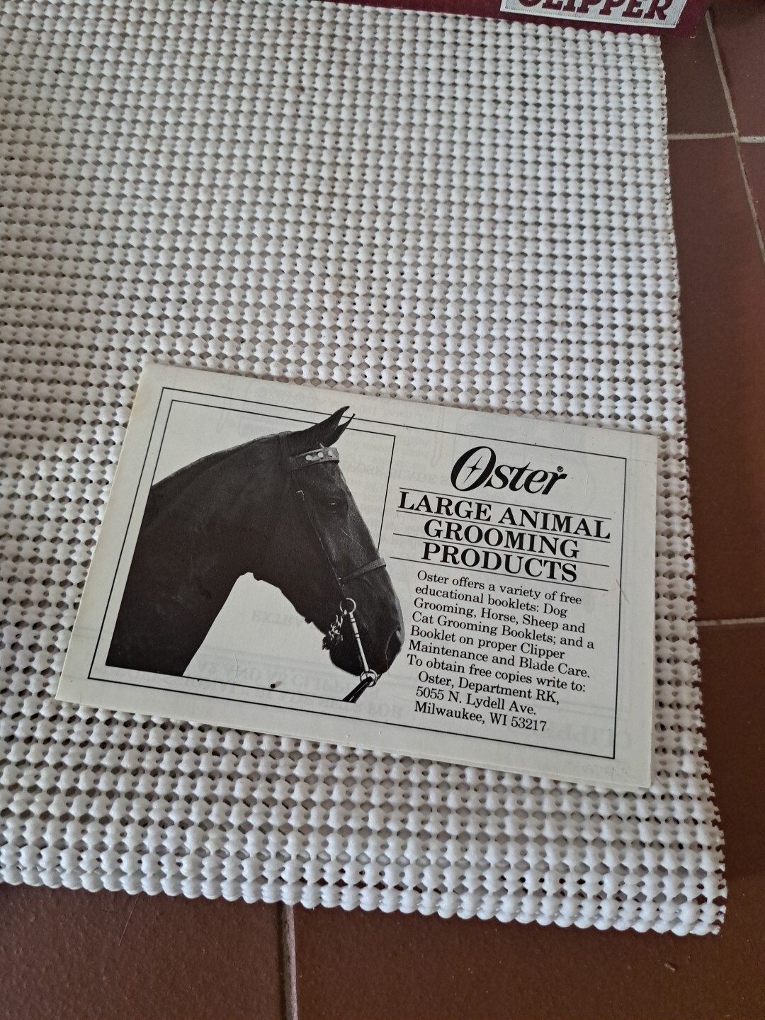 Vintage Oster Electromatic Model 23 Horse Animal Clippers w/Original Box Works