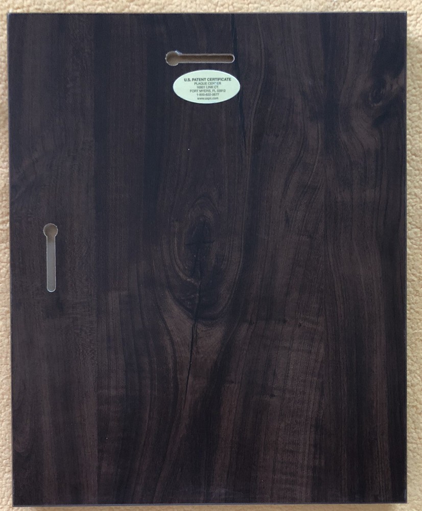 US Patent on Plaque Granted in 2000 for Hydroprocessing Process