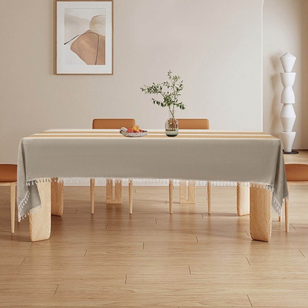 Rectangle?Table?Cloths Rustic?Tablecloth Table?Cover Waterproof 140*300cm NEW