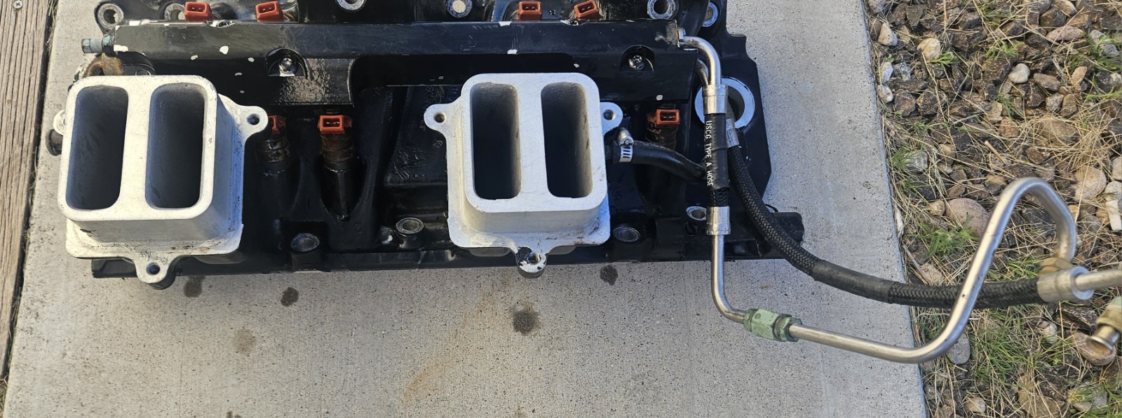 MerCruiser EFI 502 Magnum Upper & Lower Intake Manifold, Wiring Harness, ECM NR!