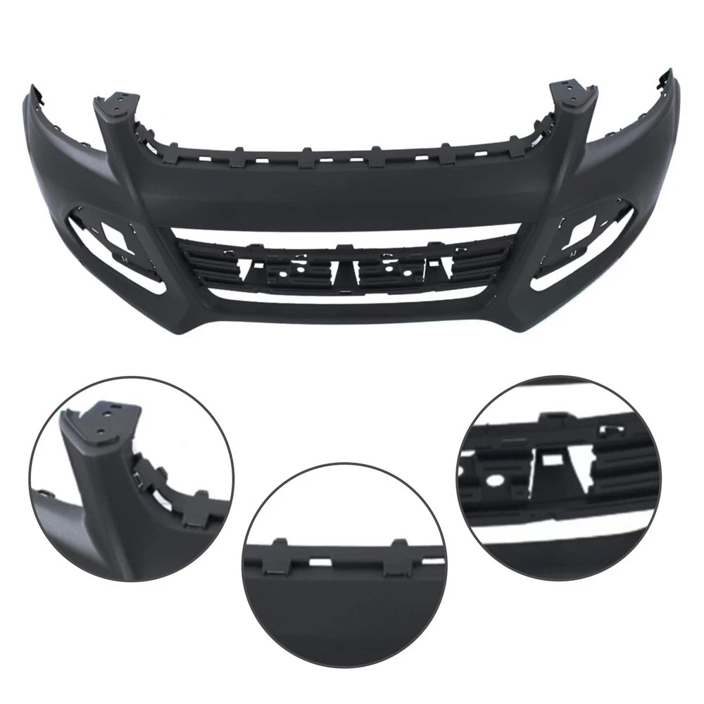 Primered Front Bumper Cover Replacement for Escape 2013-2016 Without Sensor Hole