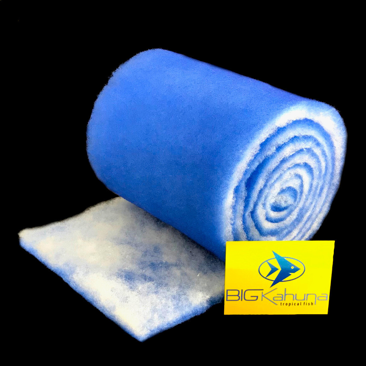 10-FT ROLL BLUE BONDED AQUARIUM FILTER MEDIA PAD 12" X 10' FILTER FIBER FLOSS.