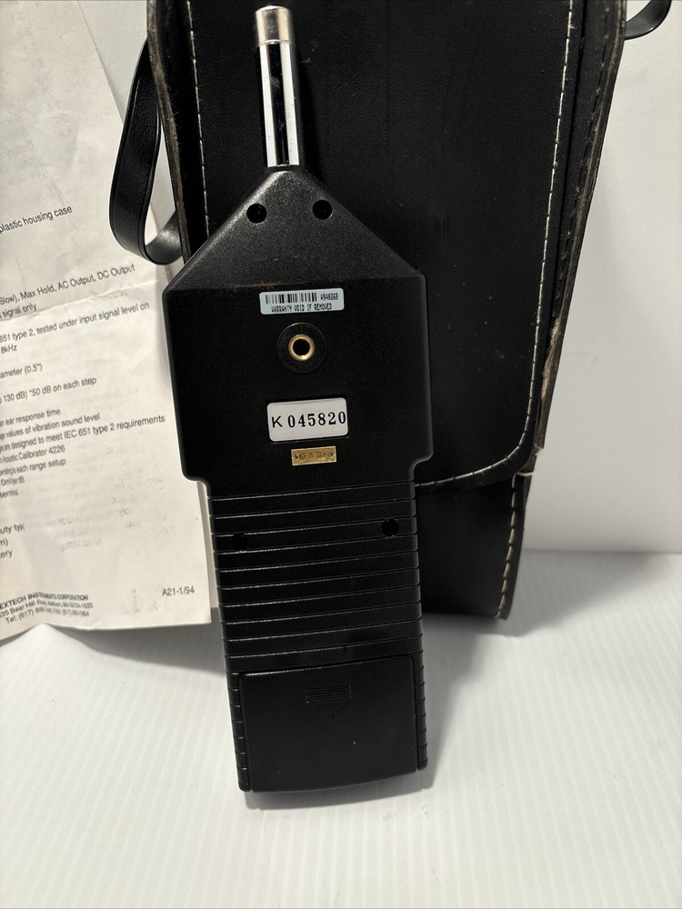 Extech 407740 Digital Sound Level Meter Tested And Work Good 👍 (D)