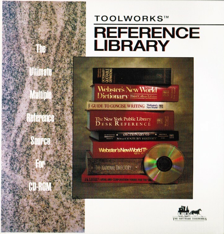 The Software Toolworks Reference Library 1991 PC Computer Program Disc