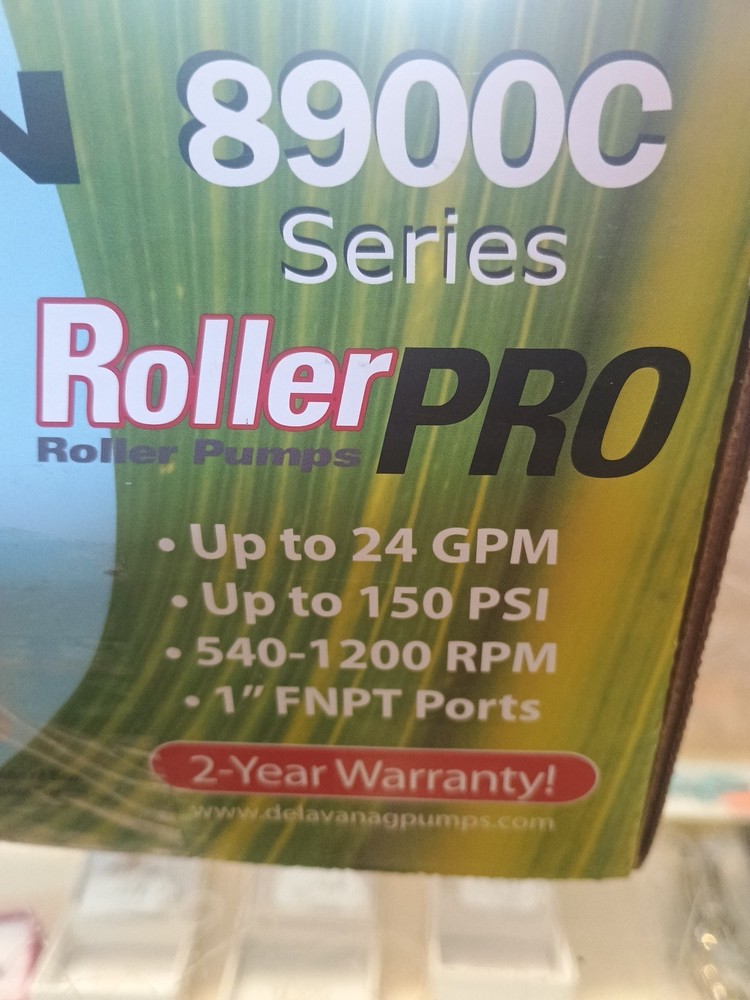 Roller Pump Delavan 8900c 24 GPM 150 Psi