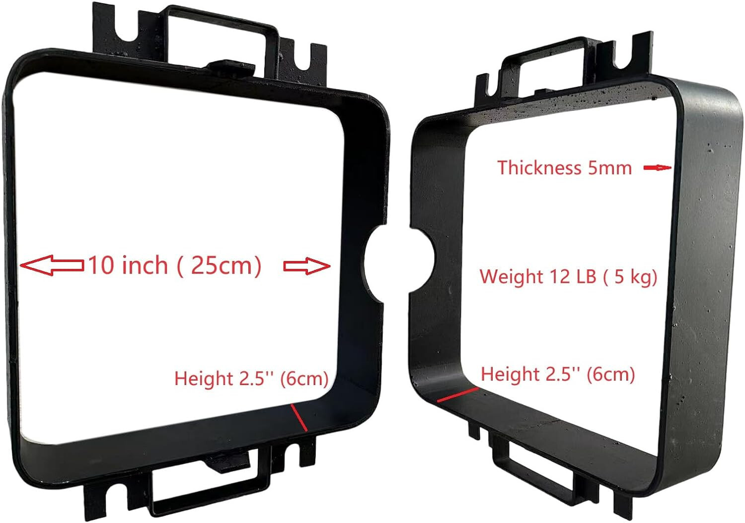 Sand Casting Flask Mold Frame 2 Pieces Large Size (10"X10''X5'') for Tool Making