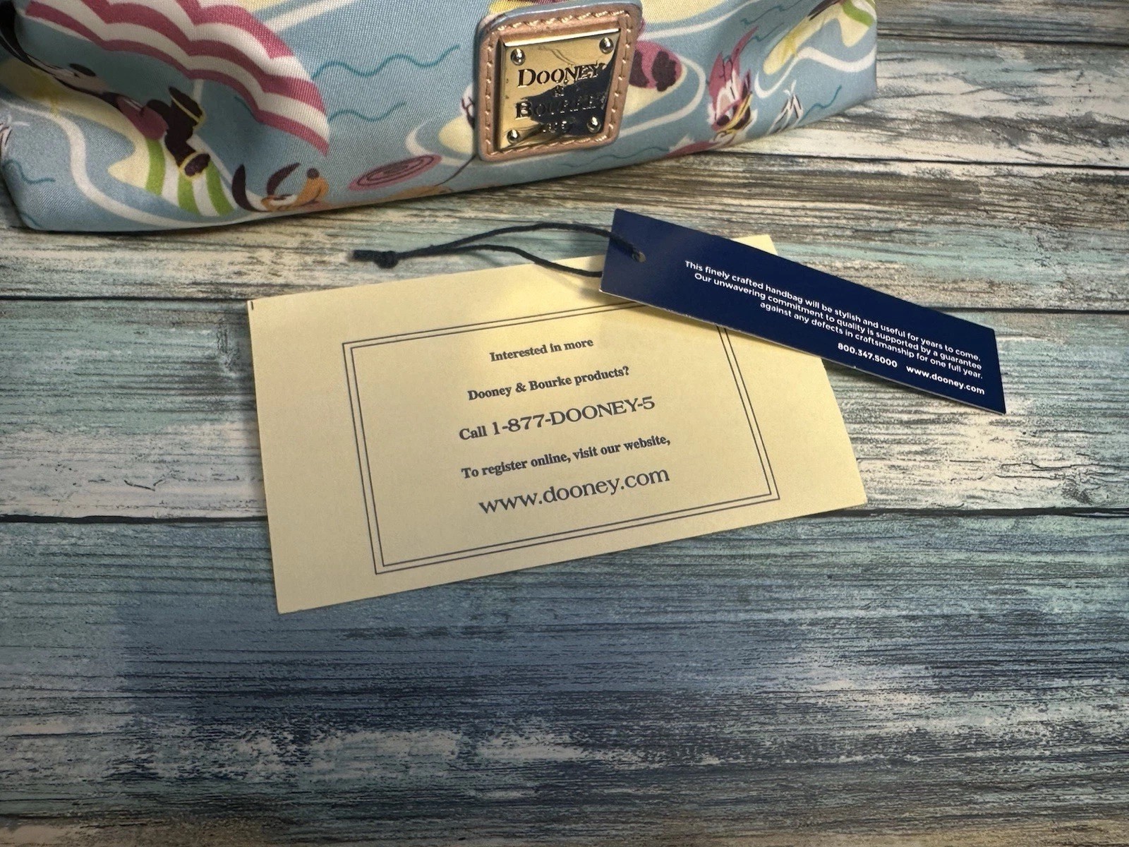 Disney x Dooney & Bourke Beach Nylon Letter Carrier Mickey PreOwned w/Tags