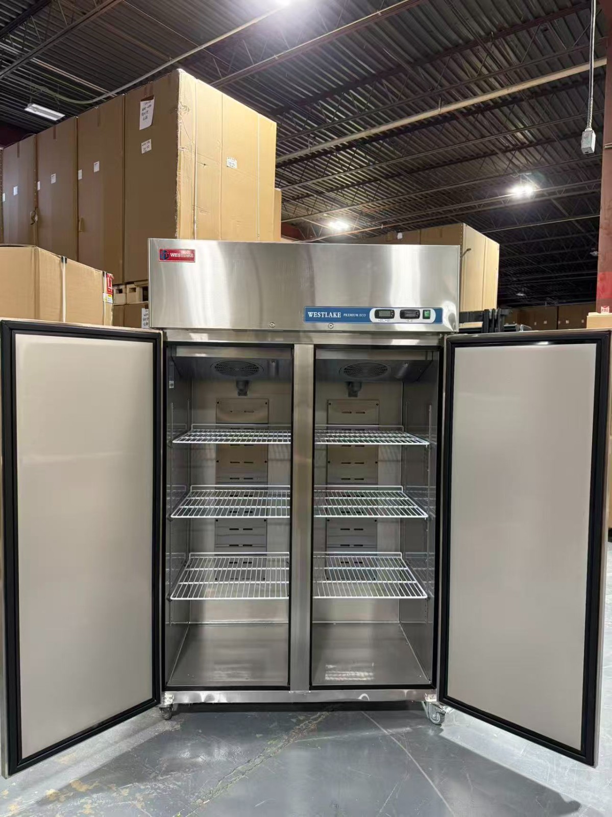 WESTLAKE 48" 2-Door Commercial Refrigerator Freezer Combo - DAMAGED