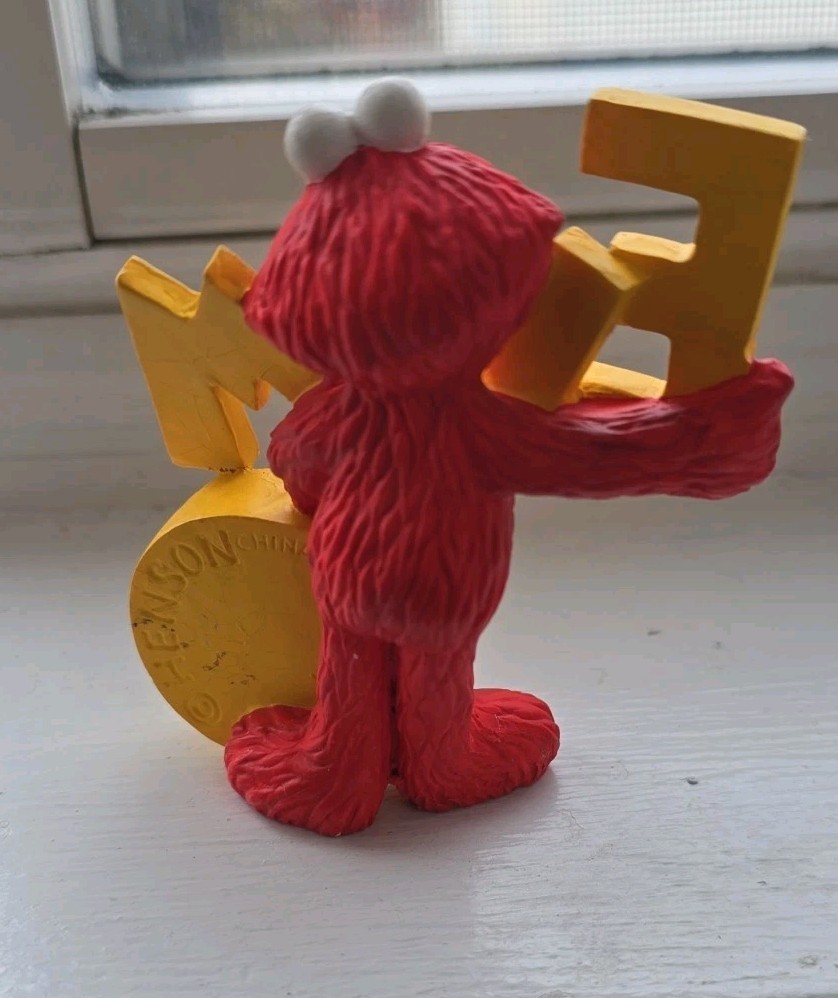 Elmo Desk Clock Running Great Excellent Condition Working Condition