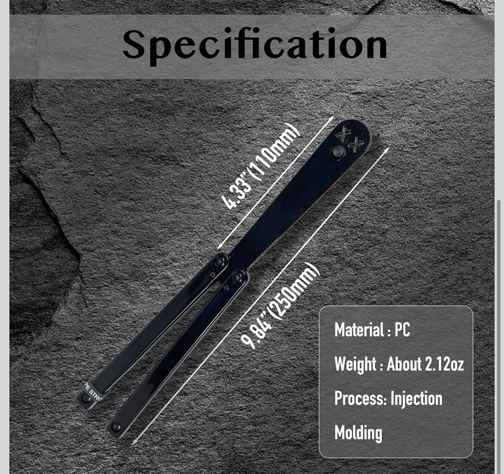 Foldable Plastic Tool Sturdy and Lightweight, Excellent Balance, Practice Tool