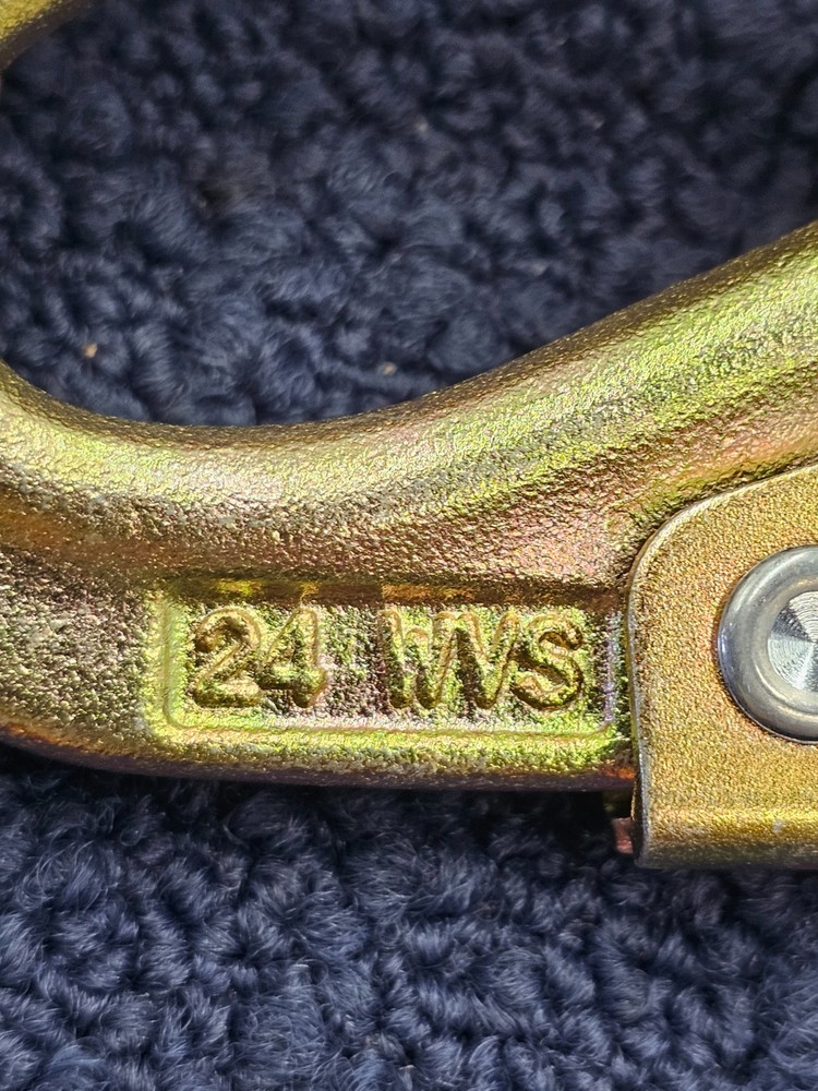 Werner C111506 6' Web Positioning Adjustable Lanyard Snap Hook Yellow