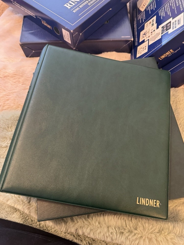 Lindner 18-ring Binder and Slipcase, BLUE ONLY