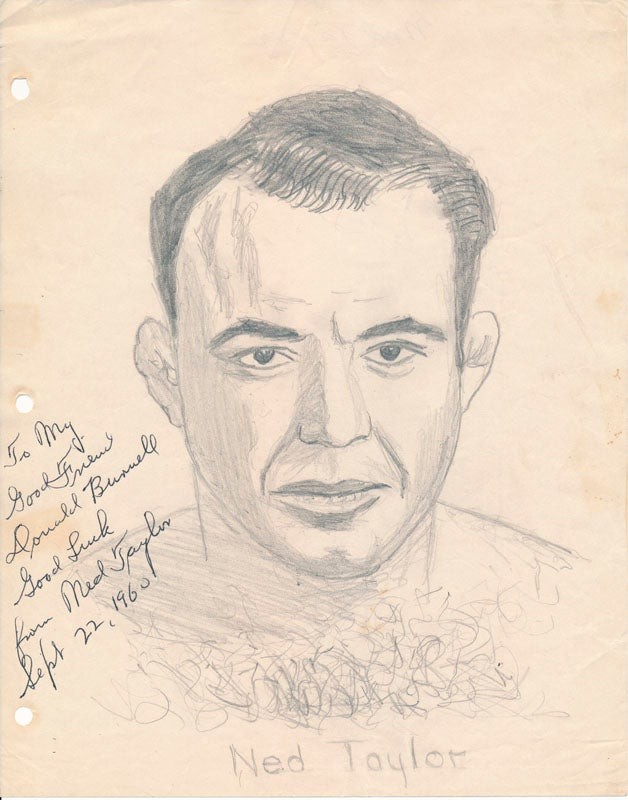 Ned TAYLOR, ca 1910-? / Original Drawing Signed