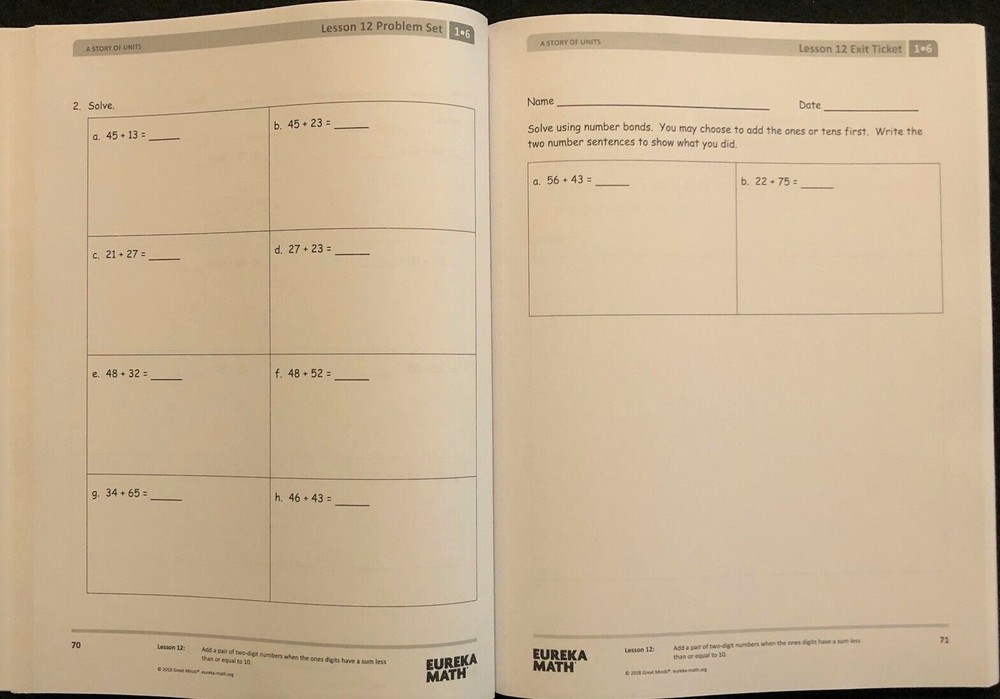 1st Grade - EUREKA MATH - MODULE 6 (Student Workbook) (2018, Great Minds)