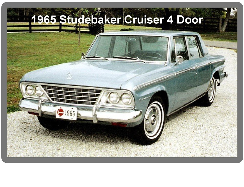 1965 Studebaker Cruiser 4 Door Fridge  / Tool Box  Magnet