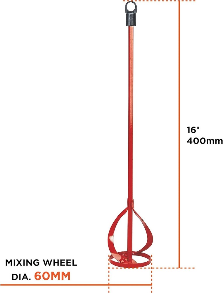 60mm Paint Mixer, Red