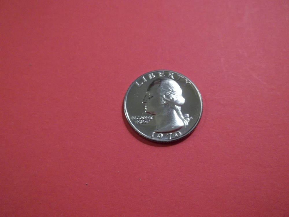 "S" Proof Washington Quarter  Gem  1970 "S"  (PWQ3)
