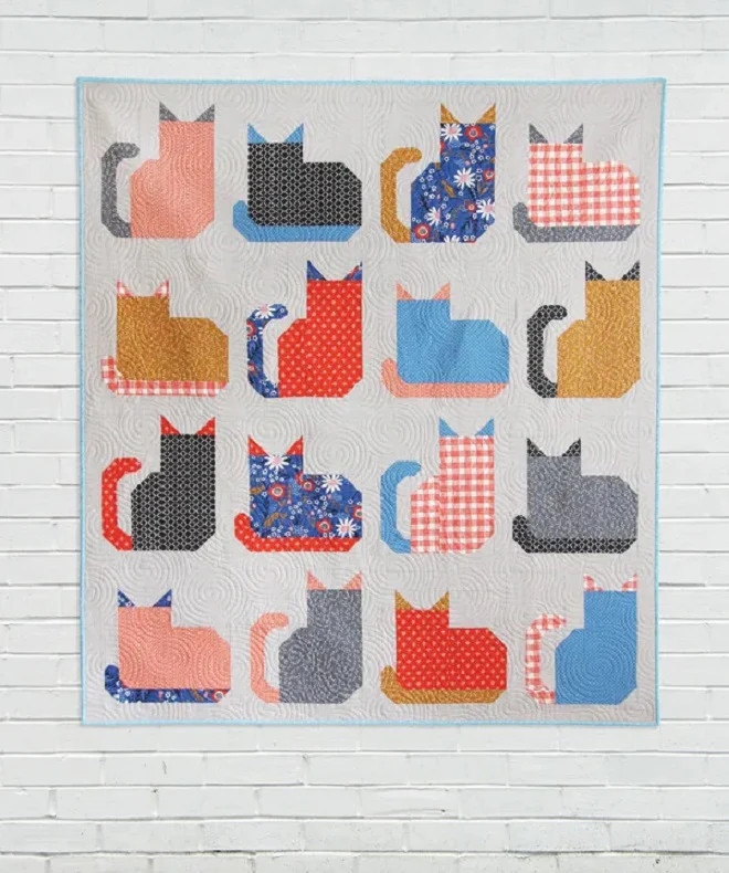 Kitty Cats Quilt Pattern by Cluck Cluck Sew