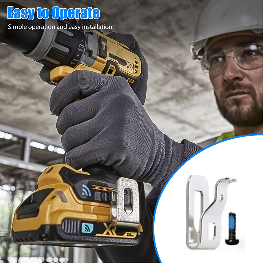 6 PCS For DEWALT 20V Drill Driver N268241 N169778 N086039 Tools Belt Clip Hook