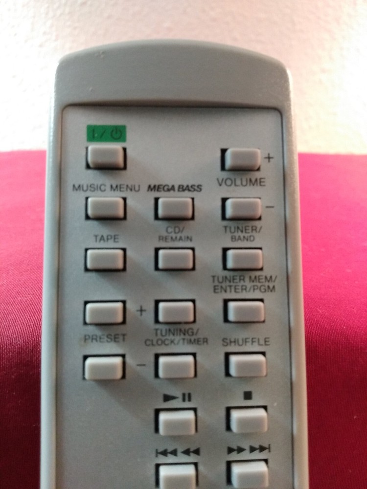 Sony Hi-Fi Component System Remote Control Works With System CMT-EP30 GRAY...