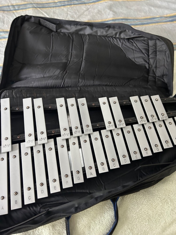 CB Percussion Xylophone 30 Key Instrument Mallets with Stand & Case