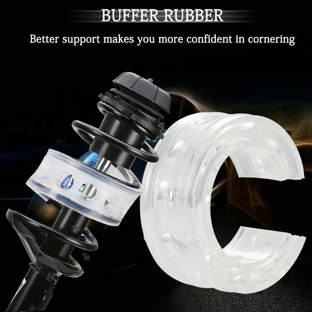 2PCS Car Rubber Shock Absorber Auto Spring Bumper Buffer Power Cushion Type D